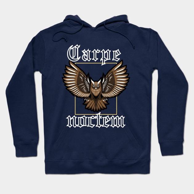 Copy of Carpe noctem Owl Hoodie by artbleed